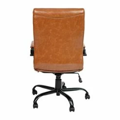 Cheapest 🛒 Executive/Managerial Chairs Flash Furniture Ergonomic LeatherSoft Swivel Executive High Back Chair, Brown (GO2286HBRBK) 🌟 -Office Chairs Online store unnamed file 2670