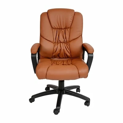 Cheap โค๏ธ Executive/Managerial Chairs Flash Furniture Flash Fundamentals Ergonomic LeatherSoft Swivel Big & Tall Chair, Brown (CX1179HBR) ๐ 11 Cheap โค๏ธ Executive/Managerial Chairs Flash Furniture Flash Fundamentals Ergonomic LeatherSoft Swivel Big & Tall Chair, Brown (CX1179HBR) ๐ - Image 9