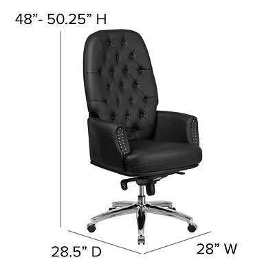 Top 10 โญ Executive/Managerial Chairs Flash Furniture High Back Traditional Tufted Leather Multifunction Executive Swivel Chair With Arms (BT90269HBK) ๐ 9 Top 10 โญ Executive/Managerial Chairs Flash Furniture High Back Traditional Tufted Leather Multifunction Executive Swivel Chair With Arms (BT90269HBK) ๐ - Image 7