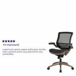 Best Sale 🧨 Executive/Managerial Chairs Flash Furniture Ergonomic Mesh Swivel Executive Mid-Back Chair, Black (BL8801X) ⭐ -Office Chairs Online store unnamed file 2704