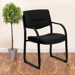 Promo ✔️ Executive/Managerial Chairs Flash Furniture LeatherSoft Executive Chair, Black (BT-510-LEA-BK-GG) ⭐ -Office Chairs Online store unnamed file 2719