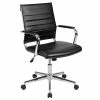 Deals 💯 Office Chairs Flash Furniture LeatherSoft Swivel Mid-Back Ribbed Executive Office Chair, Black (BT20595M1BK) 😀 -Office Chairs Online store unnamed file 275