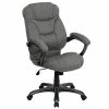 Best deal 🥰 Executive/Managerial Chairs Flash Furniture Plastic Executive Chair, Gray And Titanium (GO725GY) 🎉 -Office Chairs Online store unnamed file 2755