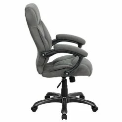 Best deal 🥰 Executive/Managerial Chairs Flash Furniture Plastic Executive Chair, Gray And Titanium (GO725GY) 🎉 -Office Chairs Online store unnamed file 2759