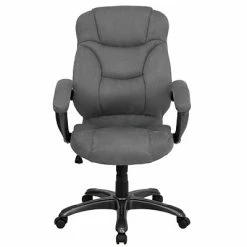 Best deal 🥰 Executive/Managerial Chairs Flash Furniture Plastic Executive Chair, Gray And Titanium (GO725GY) 🎉 -Office Chairs Online store unnamed file 2760