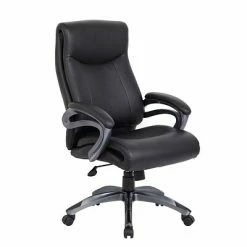 Promo ✨ Executive/Managerial Chairs Boss Double Layer Executive Chair, Black (B8661) 💯