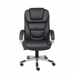 Outlet 😀 Executive/Managerial Chairs Boss "NTR" Executive LeatherPlus Chair, Black (B8601) 👍 -Office Chairs Online store unnamed file 2767