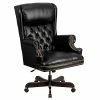 Discount 💯 Executive/Managerial Chairs Flash Furniture Leathersoft Traditional Executive Chair, Black (CIJ600BK) 😀