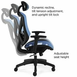 Promo 🥰 Union & Scale Task Chairs Union & Scale™ FlexFit™ Dexley Mesh Task Chair, Blue (UN59375) 🎁 -Office Chairs Online store unnamed file 2788