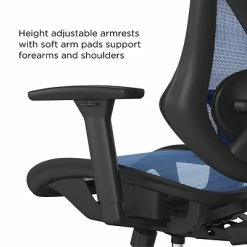 Promo 🥰 Union & Scale Task Chairs Union & Scale™ FlexFit™ Dexley Mesh Task Chair, Blue (UN59375) 🎁 -Office Chairs Online store unnamed file 2789