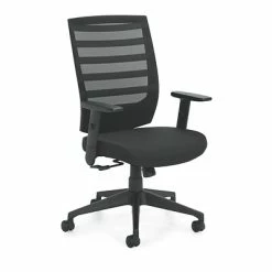 Deals 🎉 Global Executive/Managerial Chairs Offices To Go™ High-Back Mesh Fabric Management Chair, Black, Adjustable Arms (OTG11920B) 🥰
