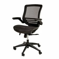 Buy 🛒 Executive/Managerial Chairs Flash Furniture Ergonomic Mesh Swivel Executive Mid-Back Chair, Black (BL8801XBK) 😍