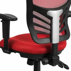 Best deal 👍 Executive/Managerial Chairs Flash Furniture Mesh Executive Chair, Red (HL0001RED) 😀 -Office Chairs Online store unnamed file 2814
