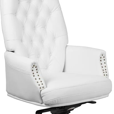 Best Sale ๐งจ Executive/Managerial Chairs Flash Furniture High Back Traditional Tufted Leather Multifunction Executive Swivel Chair With Arms (BT90269HWH) ๐ 11 Best Sale ๐งจ Executive/Managerial Chairs Flash Furniture High Back Traditional Tufted Leather Multifunction Executive Swivel Chair With Arms (BT90269HWH) ๐ - Image 9