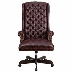 Outlet 🎉 Executive/Managerial Chairs Flash Furniture CI360BY Leathersoft Traditional Executive Chair, Burgundy ⭐ -Office Chairs Online store unnamed file 2829