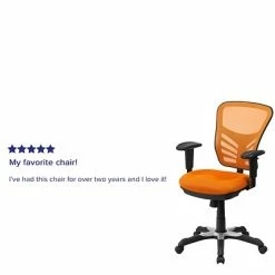 Deals 🛒 Executive/Managerial Chairs Flash Furniture Mesh Executive Chair, Orange (HL0001OR) ⭐ -Office Chairs Online store unnamed file 2836