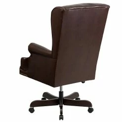 Hot Sale ✨ Executive/Managerial Chairs Flash Furniture CIJ600BRN Leathersoft Traditional Executive Chair, Brown 🛒 -Office Chairs Online store unnamed file 2846