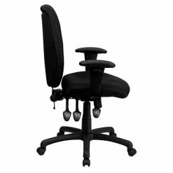 Buy ⭐ Executive/Managerial Chairs Flash Furniture Fabric Executive Chair, Black (BT6191HBK) ⭐ -Office Chairs Online store unnamed file 2858