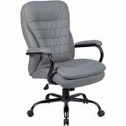 Outlet 🥰 Executive/Managerial Chairs Boss Heavy-Duty Double Plush CareSoft Plus Executive Chair, 400 Lbs Capacity (B991GY) 👏