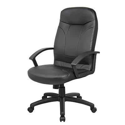 Discount ๐ Executive/Managerial Chairs Boss High Back LeatherPlus Chair, Black (B8401) ๐ฅ 4 Discount ๐ Executive/Managerial Chairs Boss High Back LeatherPlus Chair, Black (B8401) ๐ฅ - Image 2