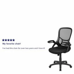 Outlet ✔️ Office Chairs Flash Furniture Ergonomic Mesh Swivel High Back Office Chair, Black (HL00161BKBK) 💯 -Office Chairs Online store unnamed file 288