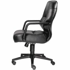 Outlet 🛒 Executive/Managerial Chairs HON® 2090 Series Leather Executive Mid-Back Chair, Black 🔔 -Office Chairs Online store unnamed file 2882