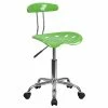 Deals 🔔 Flash Furniture Polymer Vibrant Computer Task Chairs With Tractor Seat (LF214SPCYLIME) 🛒