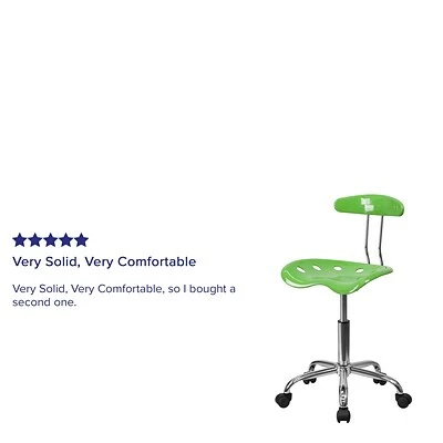 Deals ๐ Flash Furniture Polymer Vibrant Computer Task Chairs With Tractor Seat (LF214SPCYLIME) ๐ 7 Deals ๐ Flash Furniture Polymer Vibrant Computer Task Chairs With Tractor Seat (LF214SPCYLIME) ๐ - Image 5