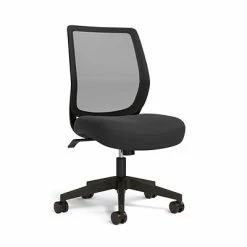 Promo 🌟 Union & Scale Task Chairs Union & Scale™ Essentials™ Mesh Back Fabric Task Chair, Black (UN59378) 🔥