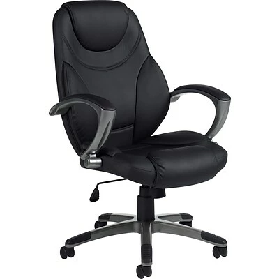 Cheapest ๐ Executive/Managerial Chairs Global High-Back Bonded Leather Executive Chair, Fixed Arms, Black ๐ฅ 3 Cheapest ๐ Executive/Managerial Chairs Global High-Back Bonded Leather Executive Chair, Fixed Arms, Black ๐ฅ