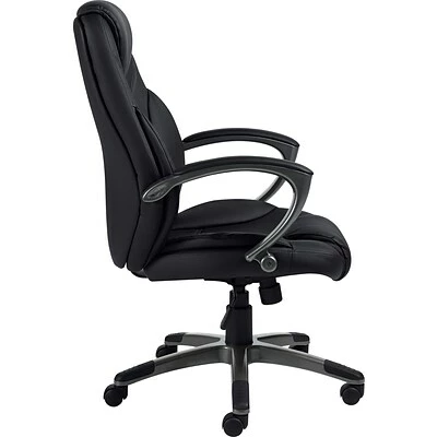Cheapest ๐ Executive/Managerial Chairs Global High-Back Bonded Leather Executive Chair, Fixed Arms, Black ๐ฅ 5 Cheapest ๐ Executive/Managerial Chairs Global High-Back Bonded Leather Executive Chair, Fixed Arms, Black ๐ฅ - Image 3
