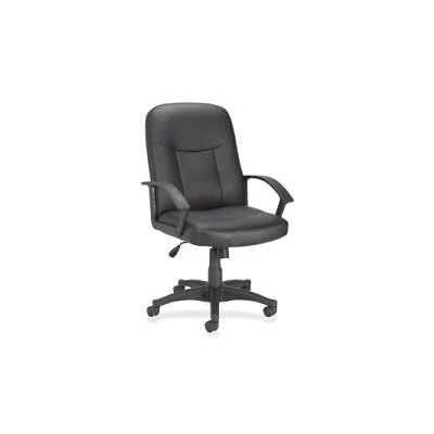 Best Pirce ๐ Executive/Managerial Chairs Lorell Leather Managerial Mid-back Chair, Black ๐ 4 Best Pirce ๐ Executive/Managerial Chairs Lorell Leather Managerial Mid-back Chair, Black ๐ - Image 2