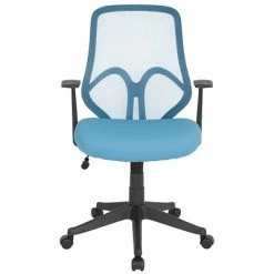 Best Sale ✔️ Office Chairs Flash Furniture Salerno Series Ergonomic Mesh Swivel High Back Office Chair, Light Blue (GOWY193AALTBL) 💯 -Office Chairs Online store unnamed file 298