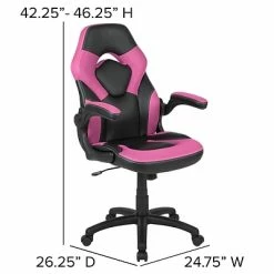 Best deal 😉 Executive/Managerial Chairs Flash Furniture X10 Ergonomic LeatherSoft Swivel Gaming Chair, Pink (CH00095PK) 🎉 -Office Chairs Online store unnamed file 2984