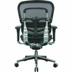 New 😉 Task Chairs Raynor Eurotech Mesh/Leather Mid Back Ergo Human Chair, Black 🔔 -Office Chairs Online store unnamed file 3004
