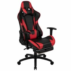Buy 🌟 Executive/Managerial Chairs Flash Furniture X30 Ergonomic LeatherSoft Swivel Gaming Chair, Red (CH187230RED) ⌛