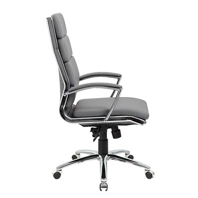 Cheap ๐ฅ Executive/Managerial Chairs Boss Executive CaressoftPlus Chair With Metal Chrome Finish, Grey (B9471-GY) ๐ 6 Cheap ๐ฅ Executive/Managerial Chairs Boss Executive CaressoftPlus Chair With Metal Chrome Finish, Grey (B9471-GY) ๐ - Image 4
