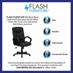 Discount ๐ Executive/Managerial Chairs Flash Furniture Faux Leather Task Chair, Black (GO9771BKLEA) ๐ 14 Discount ๐ Executive/Managerial Chairs Flash Furniture Faux Leather Task Chair, Black (GO9771BKLEA) ๐ -Office Chairs Online store unnamed file 3039