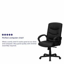 Discount ๐ Executive/Managerial Chairs Flash Furniture Faux Leather Task Chair, Black (GO9771BKLEA) ๐ 15 Discount ๐ Executive/Managerial Chairs Flash Furniture Faux Leather Task Chair, Black (GO9771BKLEA) ๐ -Office Chairs Online store unnamed file 3040