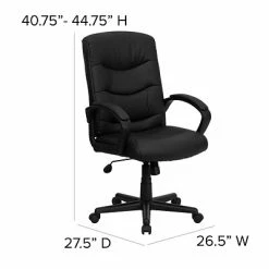 Discount ๐ Executive/Managerial Chairs Flash Furniture Faux Leather Task Chair, Black (GO9771BKLEA) ๐ 17 Discount ๐ Executive/Managerial Chairs Flash Furniture Faux Leather Task Chair, Black (GO9771BKLEA) ๐ -Office Chairs Online store unnamed file 3042