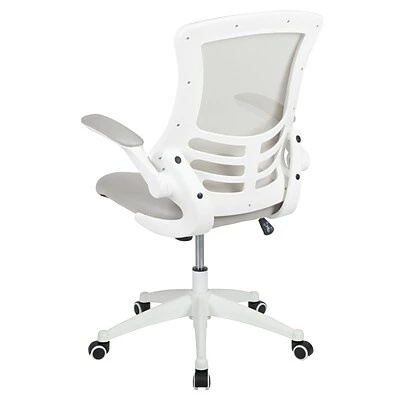 Coupon โจ Office Chairs Flash Furniture Ergonomic Mesh Swivel Mid-Back Task Office Chair, Light Gray (BLX5MWHGY) ๐ 10 Coupon โจ Office Chairs Flash Furniture Ergonomic Mesh Swivel Mid-Back Task Office Chair, Light Gray (BLX5MWHGY) ๐ - Image 8
