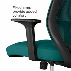 Outlet 👏 Union & Scale Office Chairs Union & Scale™ Essentials Mesh Back Fabric Task Chair, Teal (UN60410) 😍 -Office Chairs Online store unnamed file 3092