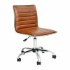 Cheap ✨ Executive/Managerial Chairs Flash Furniture Low Back Armless Ribbed Swivel Task Chair, Brown (DS512BBR) 🛒
