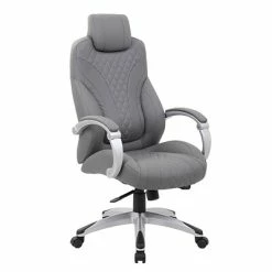 Best reviews of 😀 Executive/Managerial Chairs Boss Executive Hinged Arm Chair, Grey (B8871-GY) 🌟