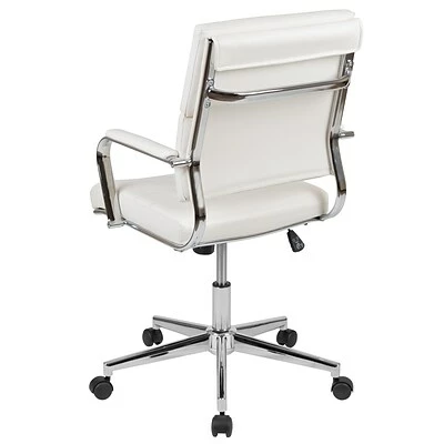 Cheapest ๐ Office Chairs Flash Furniture LeatherSoft Swivel Mid-Back Panel Executive Office Chair, White (BT20595M2WH) ๐ฅ 10 Cheapest ๐ Office Chairs Flash Furniture LeatherSoft Swivel Mid-Back Panel Executive Office Chair, White (BT20595M2WH) ๐ฅ - Image 8
