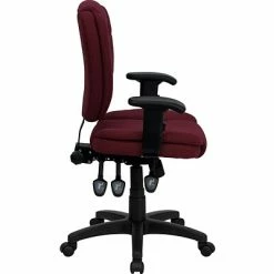 Best deal 🔔 Flash Furniture Fabric Multi-Functional Ergonomic Task Chairs With Arms (GO930FBYA) 🥰 -Office Chairs Online store unnamed file 3156