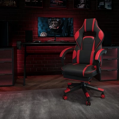 Best deal ๐ฅ Executive/Managerial Chairs Flash Furniture X40 Ergonomic LeatherSoft Swivel Gaming Chair, Red (CH00288RED) ๐ฅ 4 Best deal ๐ฅ Executive/Managerial Chairs Flash Furniture X40 Ergonomic LeatherSoft Swivel Gaming Chair, Red (CH00288RED) ๐ฅ - Image 2