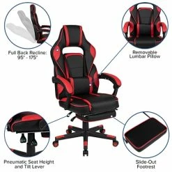 Best deal ๐ฅ Executive/Managerial Chairs Flash Furniture X40 Ergonomic LeatherSoft Swivel Gaming Chair, Red (CH00288RED) ๐ฅ 15 Best deal ๐ฅ Executive/Managerial Chairs Flash Furniture X40 Ergonomic LeatherSoft Swivel Gaming Chair, Red (CH00288RED) ๐ฅ -Office Chairs Online store unnamed file 3163