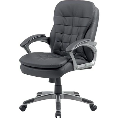 Cheapest ๐ Executive/Managerial Chairs Boss Executive Mid Back Pillow Top Chair, Black (B9336) ๐ 4 Cheapest ๐ Executive/Managerial Chairs Boss Executive Mid Back Pillow Top Chair, Black (B9336) ๐ - Image 2