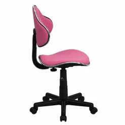 Buy ⌛ Flash Furniture Fabric Ergonomic Task Chairs With Chrome Metal Band Accent (BT699PINK) 🧨 -Office Chairs Online store unnamed file 3192